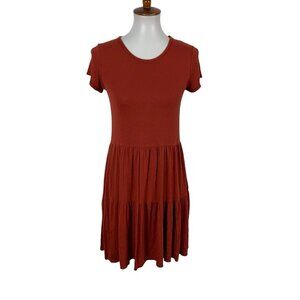 Olivia Rae Rust Red Dress